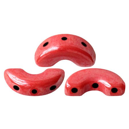 Arcos® Par Puca® - Opaque Light Coral Luster - PerlineBeads