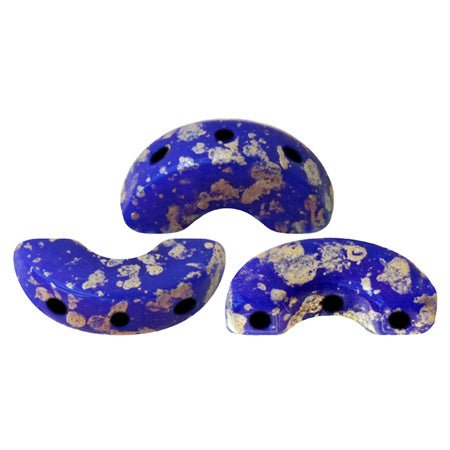 Arcos® par Puca® - Opaque Sapphire Splash - PerlineBeads