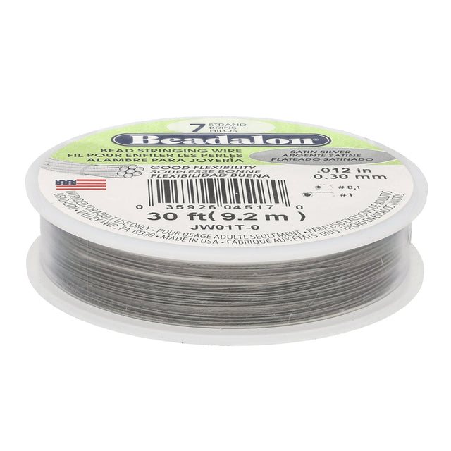 Beadalon Schmuckdraht 7 Fäden (0.30 mm) - Bright - PerlineBeads