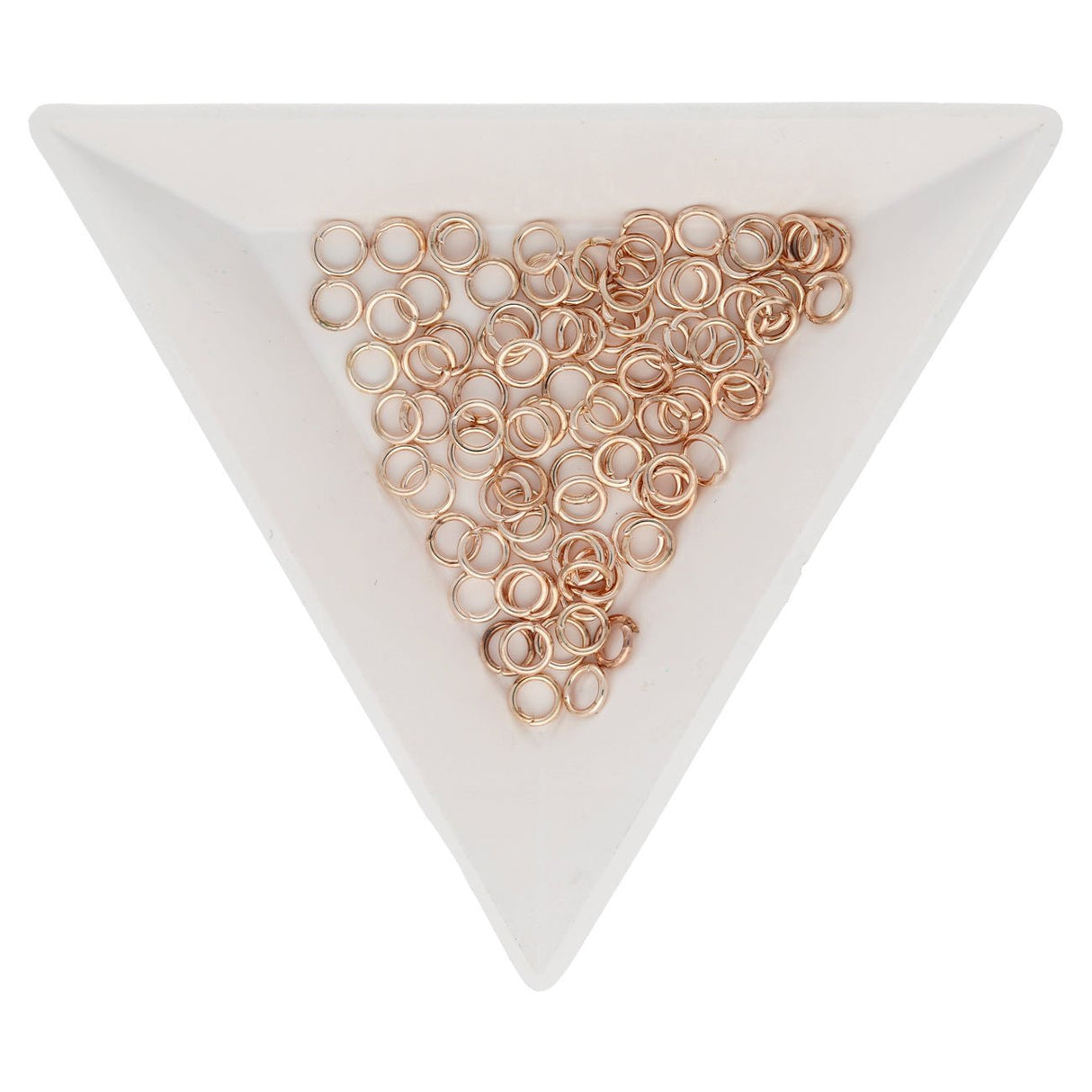 Biegeringe 4 mm – Farbe Rotgold - PerlineBeads