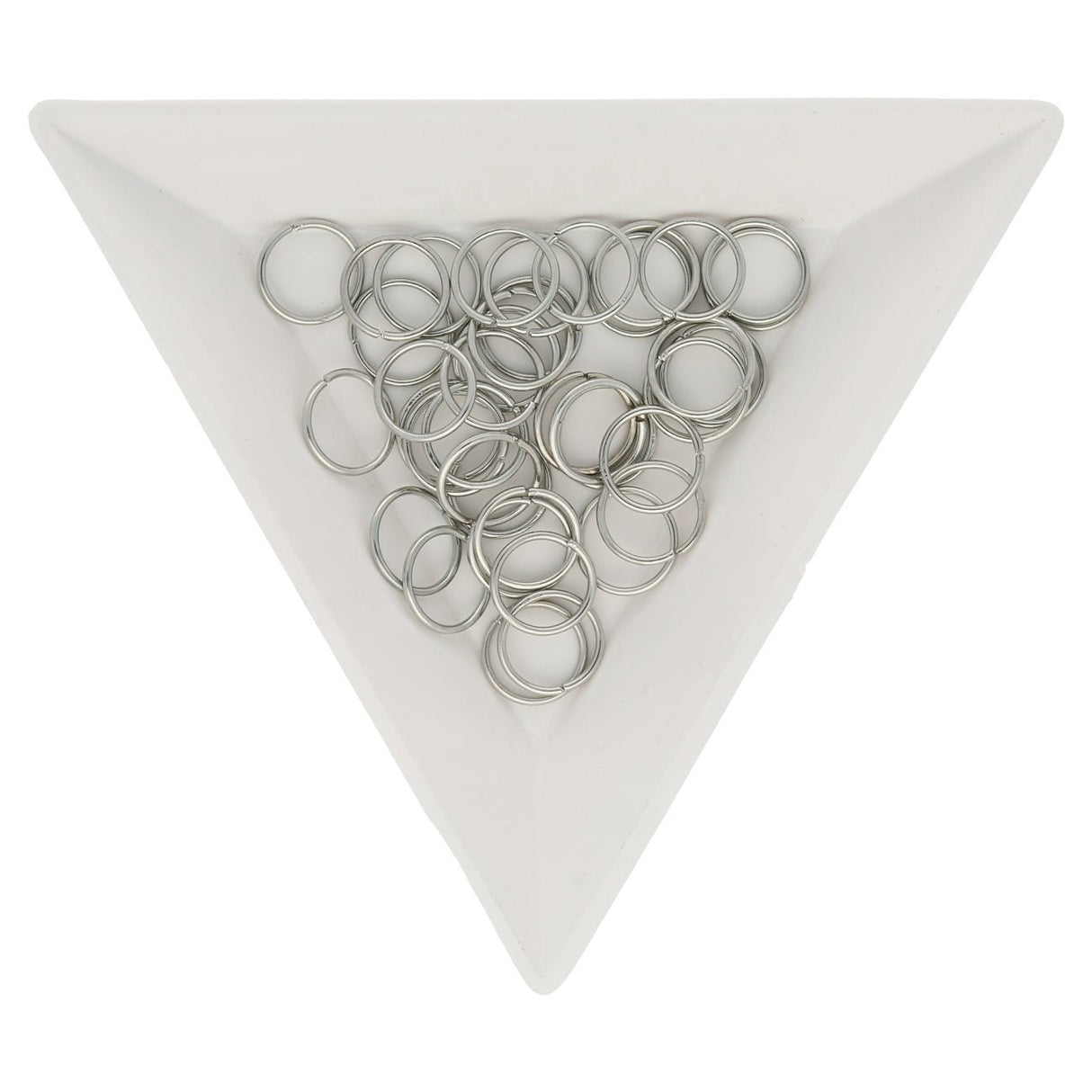 Biegeringe 8 mm – Platinfarbig - PerlineBeads