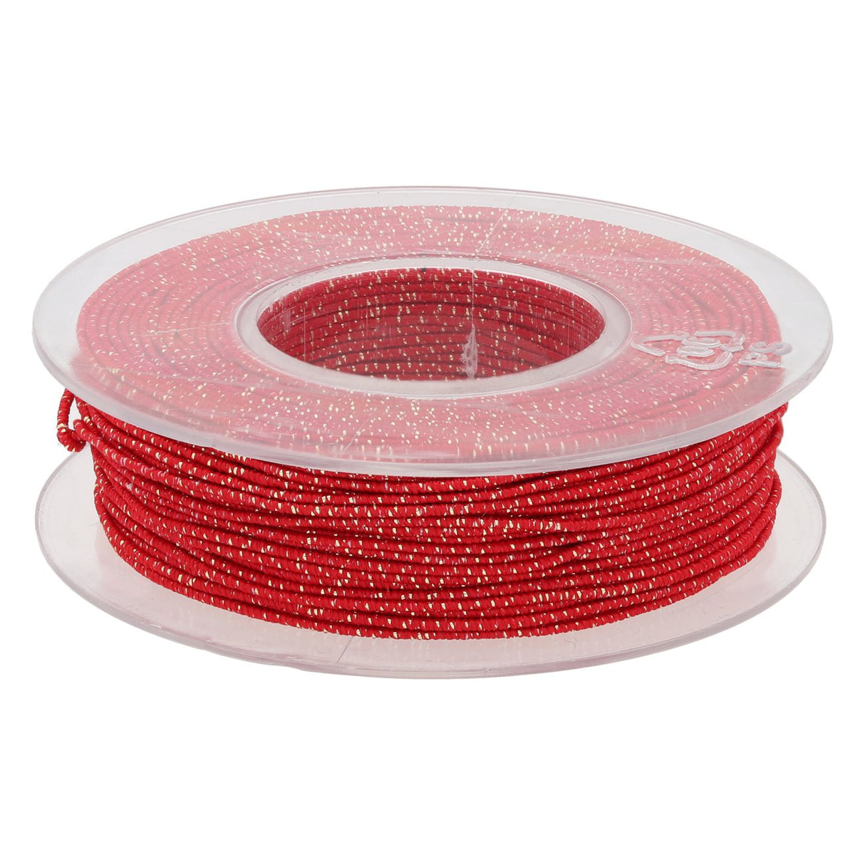 Blissino elastico Stretchgarn - Rot / Gold (659/O) - PerlineBeads