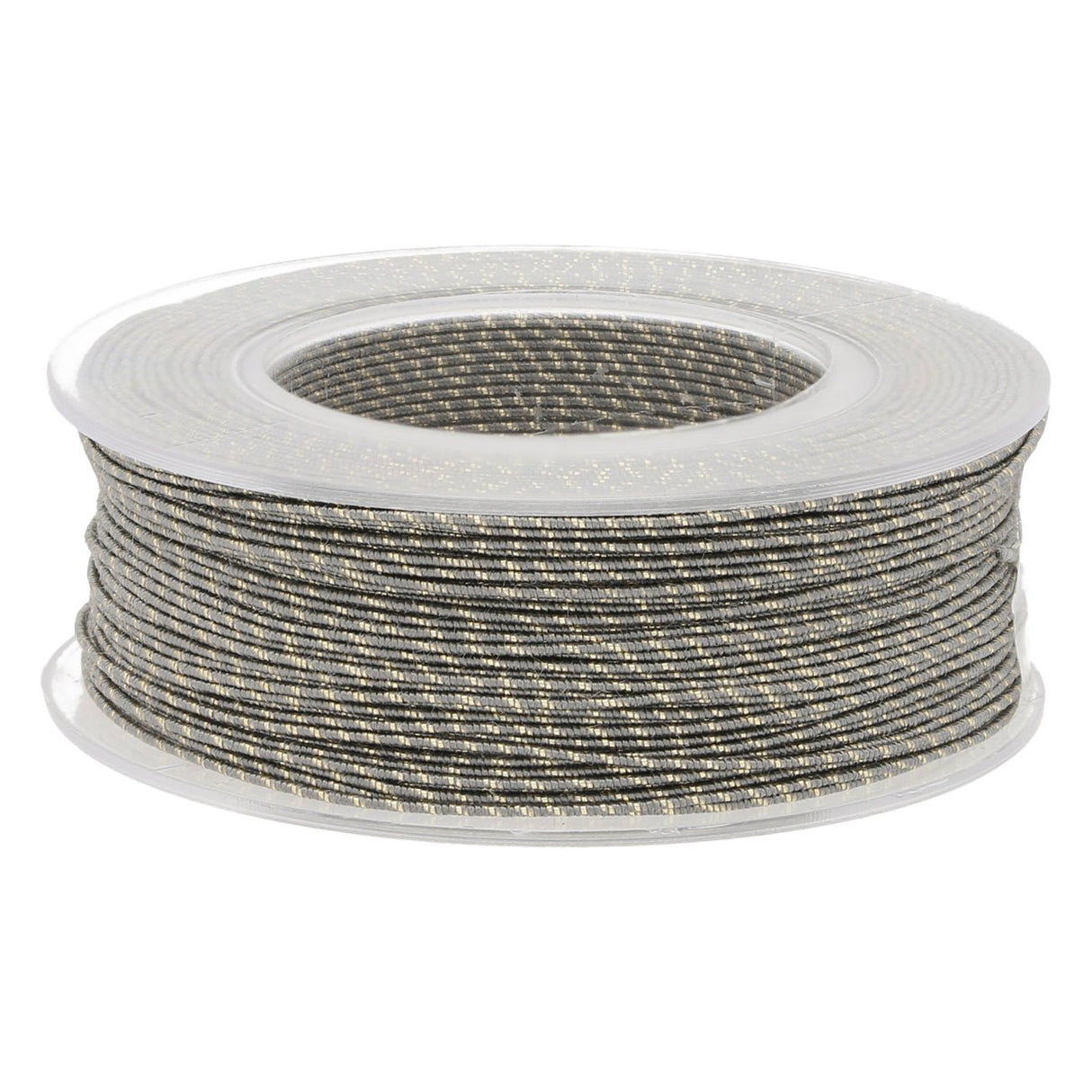 Blissino Schmuckgarn - Grau / Gold (486/O) - PerlineBeads