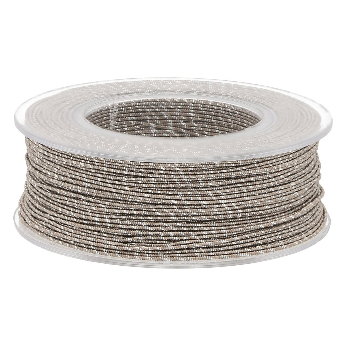 Blissino Schmuckgarn - Taupe / Silber (617/A) - PerlineBeads