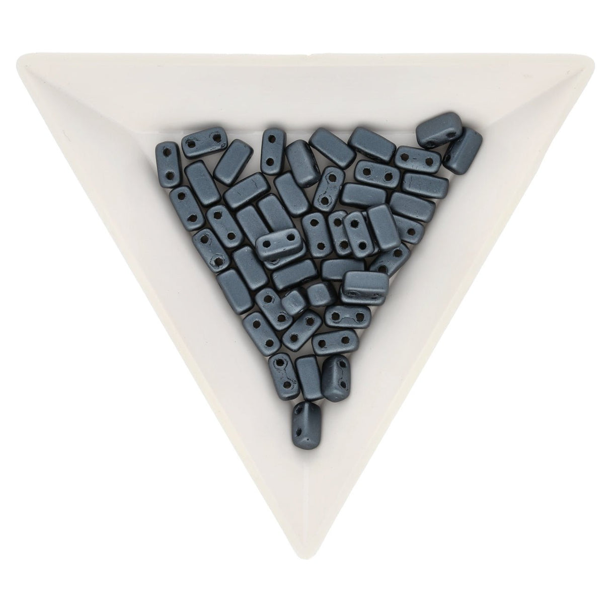 Bricks CzechMates 6x3 mm - Pearl Coat Charcoal - PerlineBeads