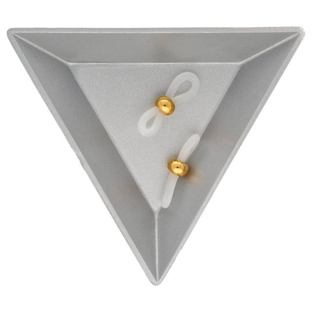 Brillenschlaufen für Brillenketten – Farbe Klar/Gold - PerlineBeads