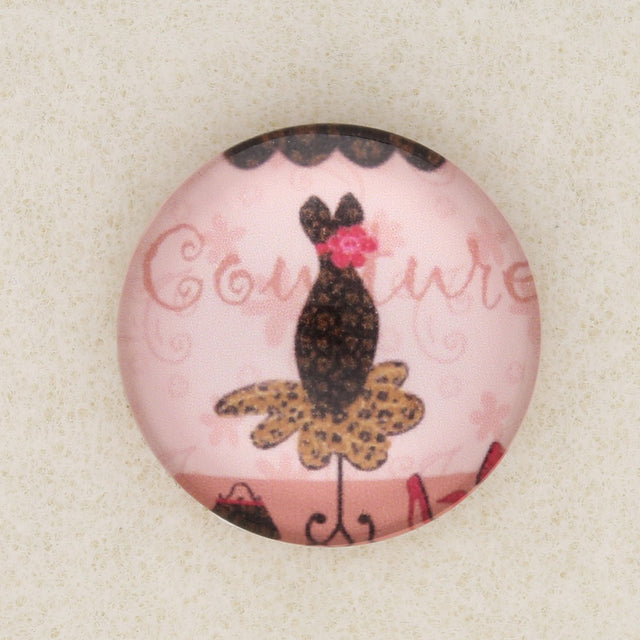 Cabochon - 20 mm - Motiv “Mannequin” - PerlineBeads