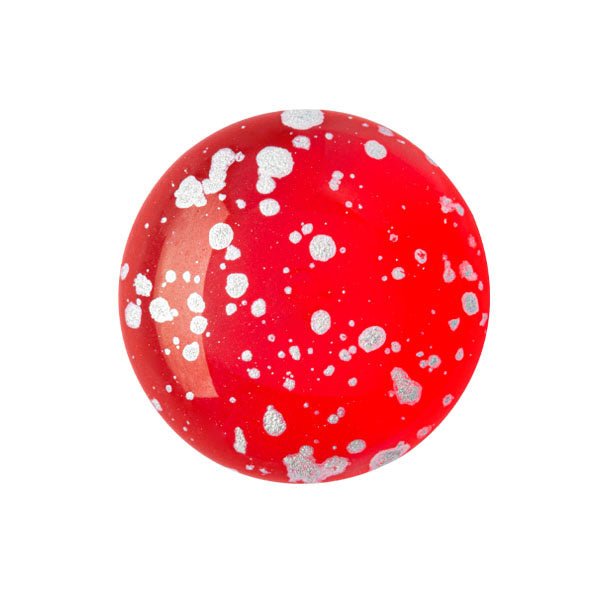 Cabochon par Puca® - 18 mm - Light Siam Splash Silver - PerlineBeads