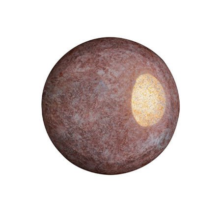 Cabochon par Puca® - 18 mm - Opaque Mix Violet/Gold Ceramic Look - PerlineBeads