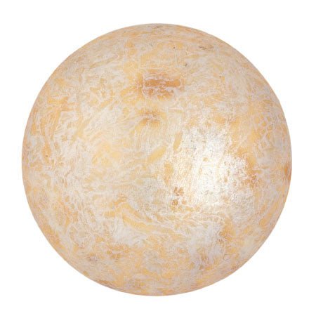 Cabochon par Puca® - 25 mm - Opaque Ivory Spotted - PerlineBeads