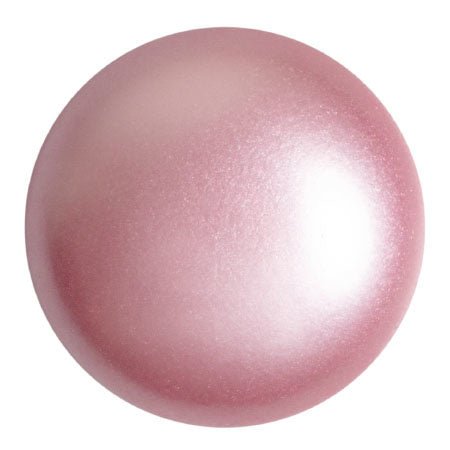 Cabochon par Puca® - 25 mm - Rose Pearl - PerlineBeads