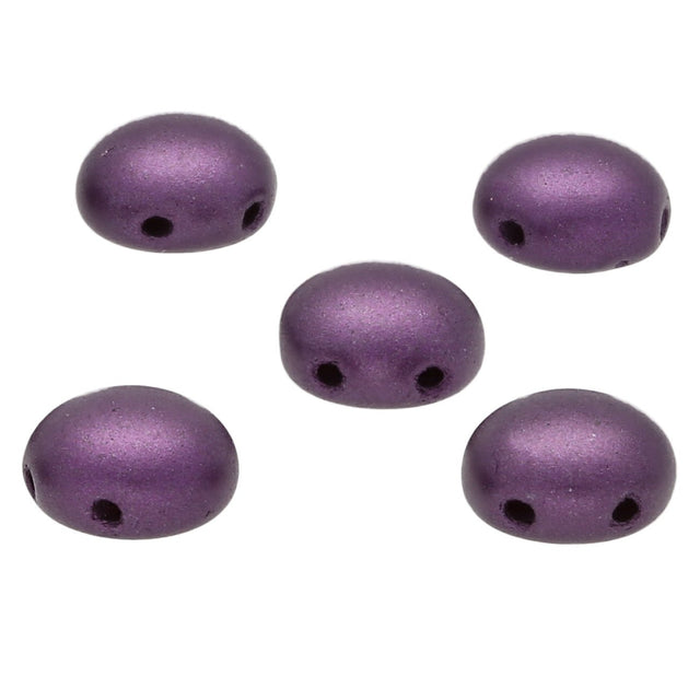 Candy Glasperle 8 mm - Pastel Bordeaux - PerlineBeads