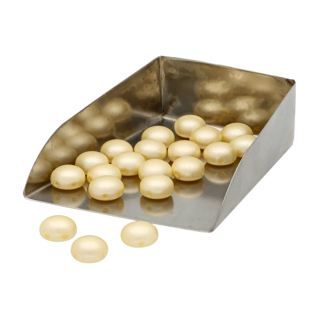 Candy Glasperle 8 mm - Pastel Cream - PerlineBeads