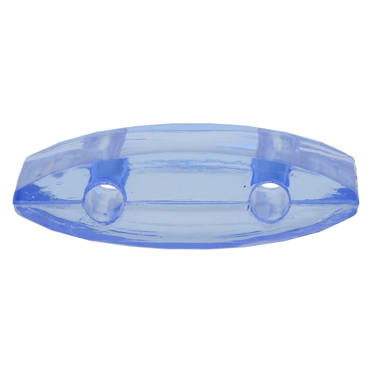 Carrier Bead aus Acryl 18x9 mm - Blau transparent - PerlineBeads