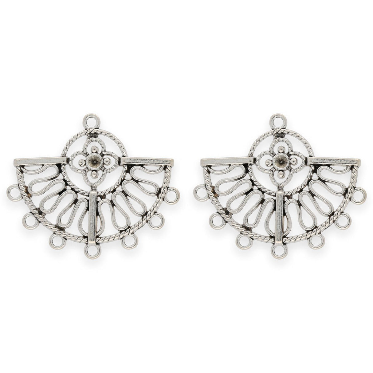 Chandelier Verbindungselement – Farbe Silber antik - PerlineBeads