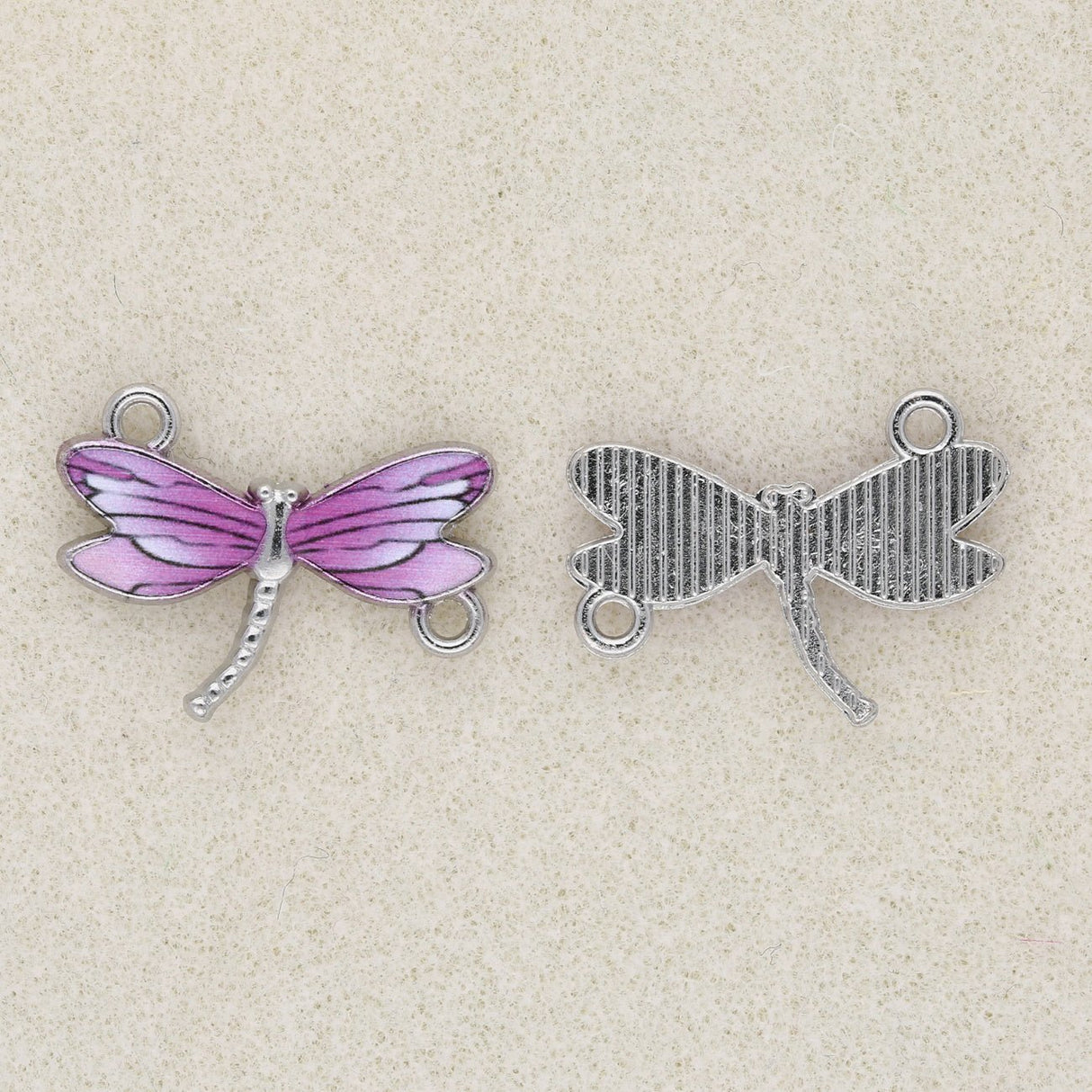 Charm-Anhänger / Verbinder Libelle - Purple - PerlineBeads