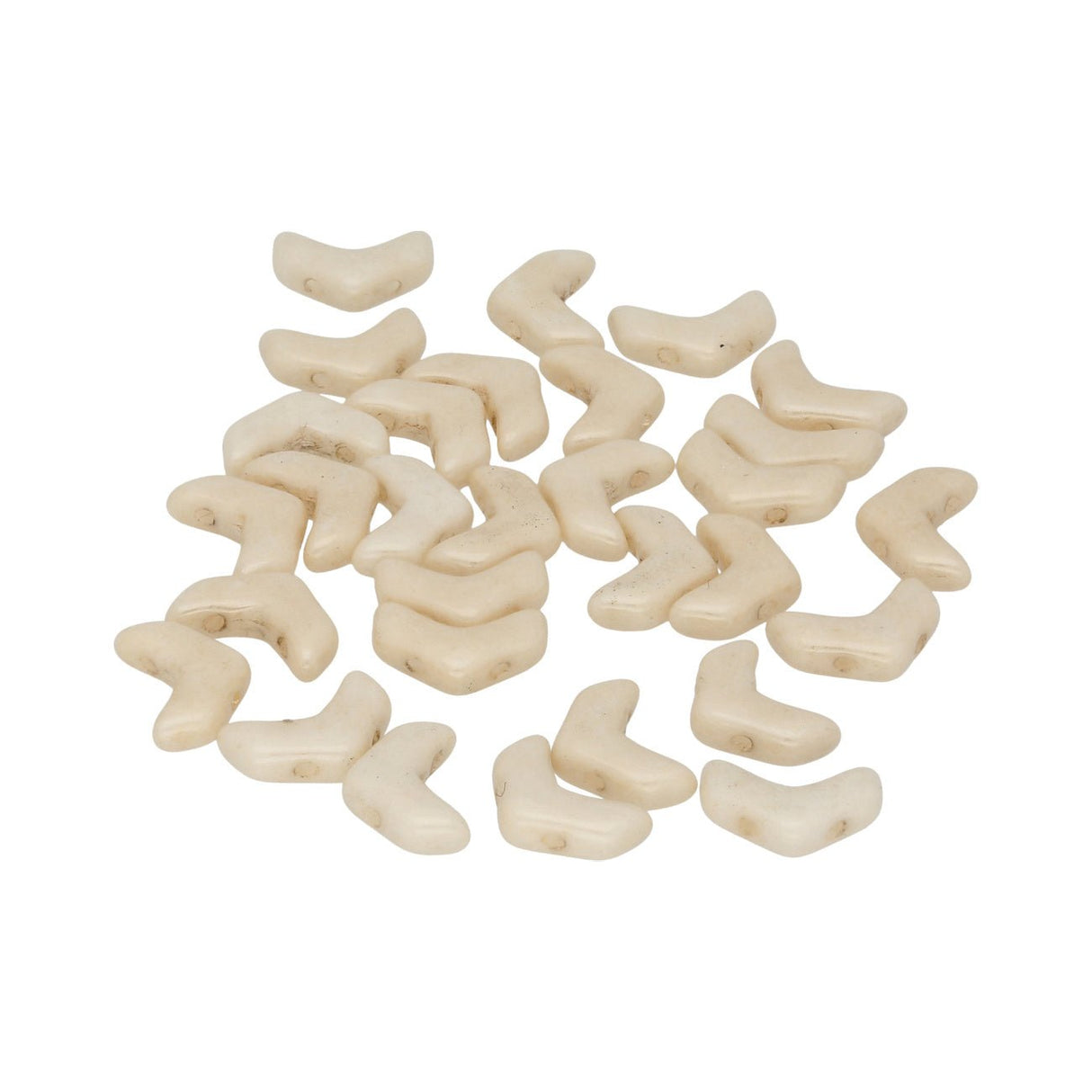 Chevron Duo 10x4 mm – Beige Luster - PerlineBeads