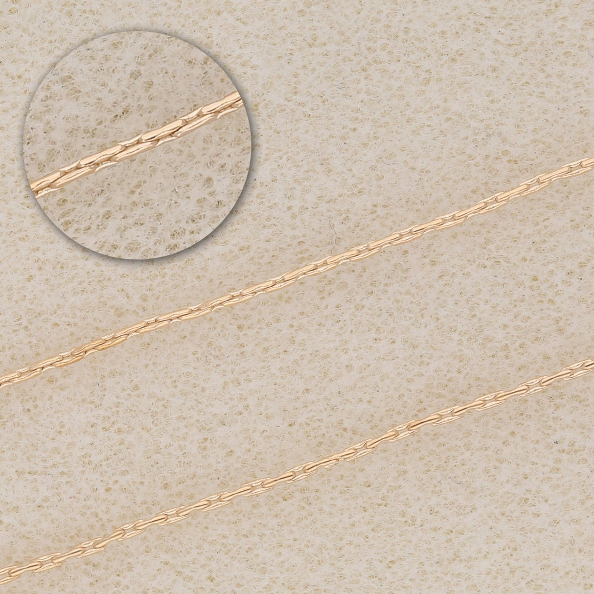 Cobra-Kette – Farbe Gold - PerlineBeads