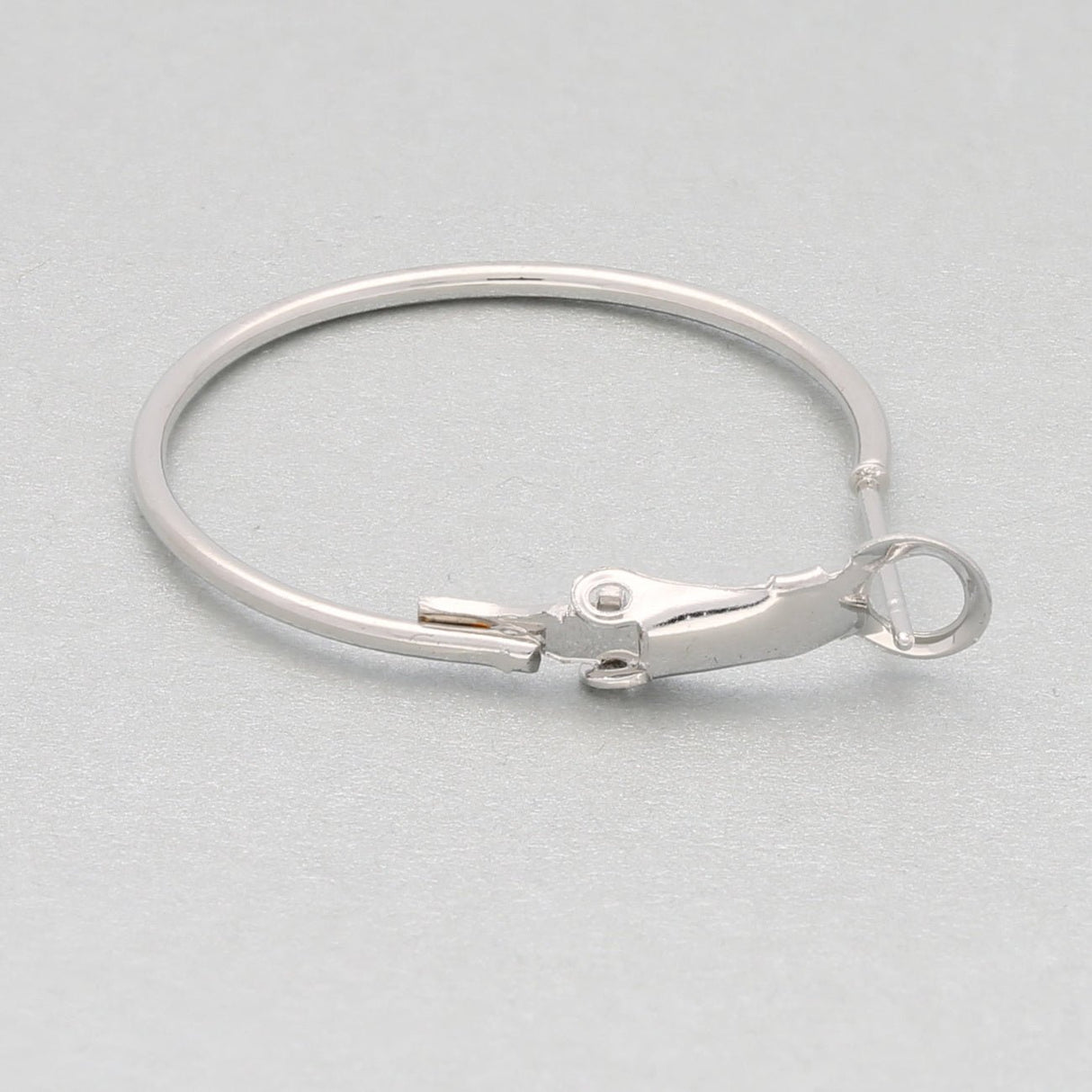 Creolen 31 x 25 mm – Silberfarbig - PerlineBeads