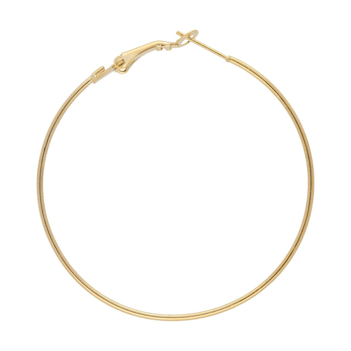 Creolen 53 x 48 mm – Vergoldet - PerlineBeads