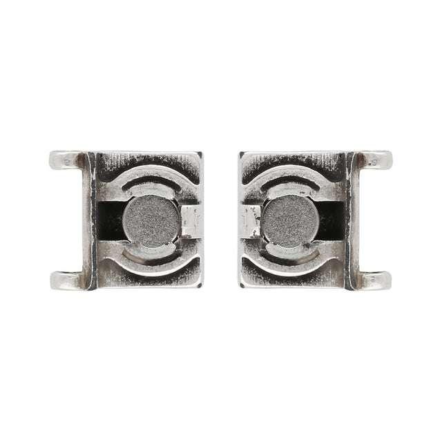 Cymbal™ Axos II Delica Magnetic Clasp - Silver Plate - PerlineBeads