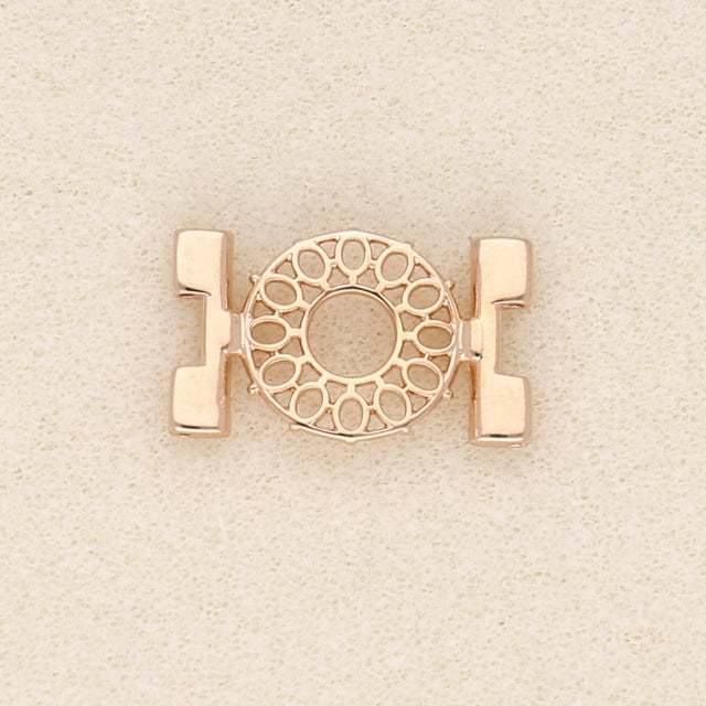 Cymbal™ Detis-Tila Bead Connector – Rosagold Vergoldet - PerlineBeads