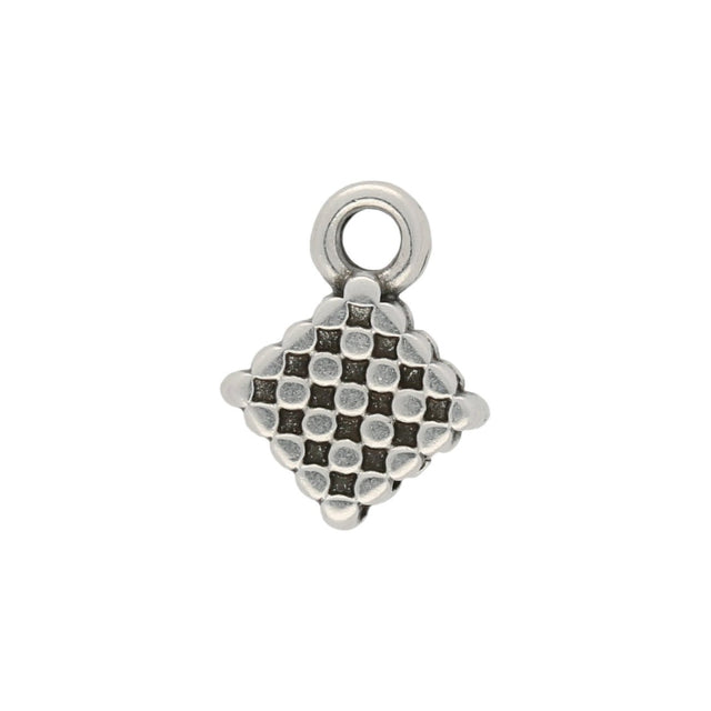 Cymbal™ Fero-Silky Side Bead Ending - Antique Silver Plate - PerlineBeads