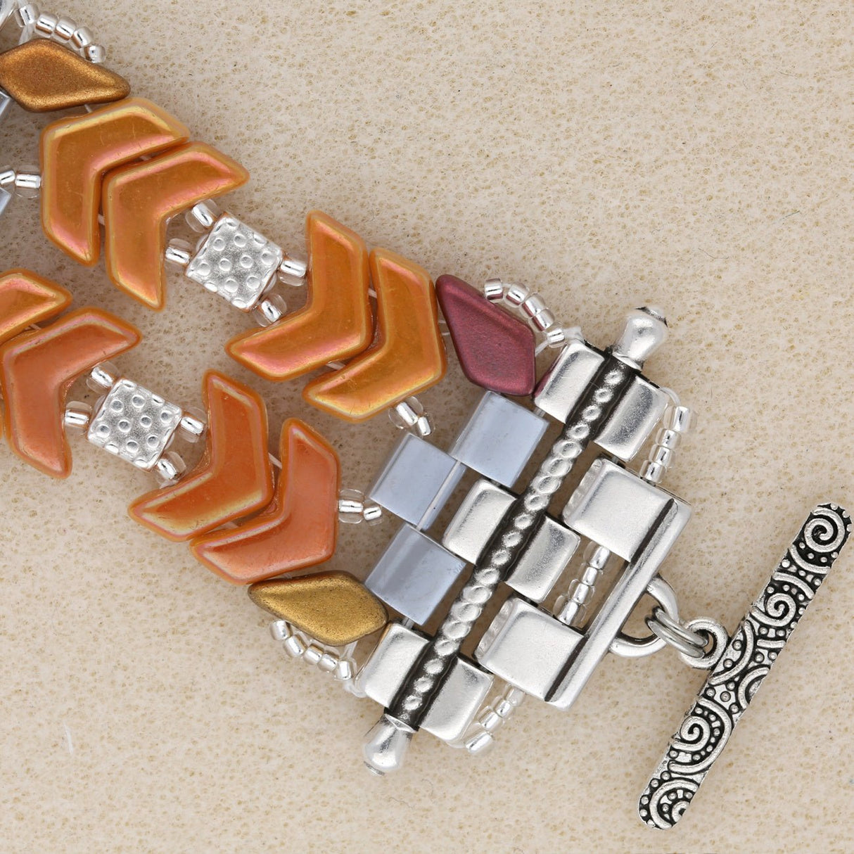 Cymbal™ Kalogeros-Tila Bead Connector – Vergoldet 24 karat - PerlineBeads