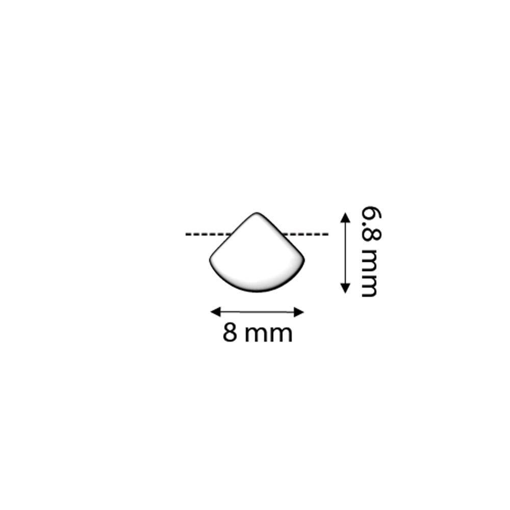 Cymbal™ Kardiani-Silky Side Bead - Antique Silver Plate - PerlineBeads