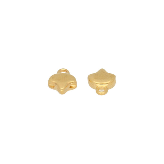 Cymbal™ Kastro-Ginko Bead Ending - 24K Gold Plate - PerlineBeads