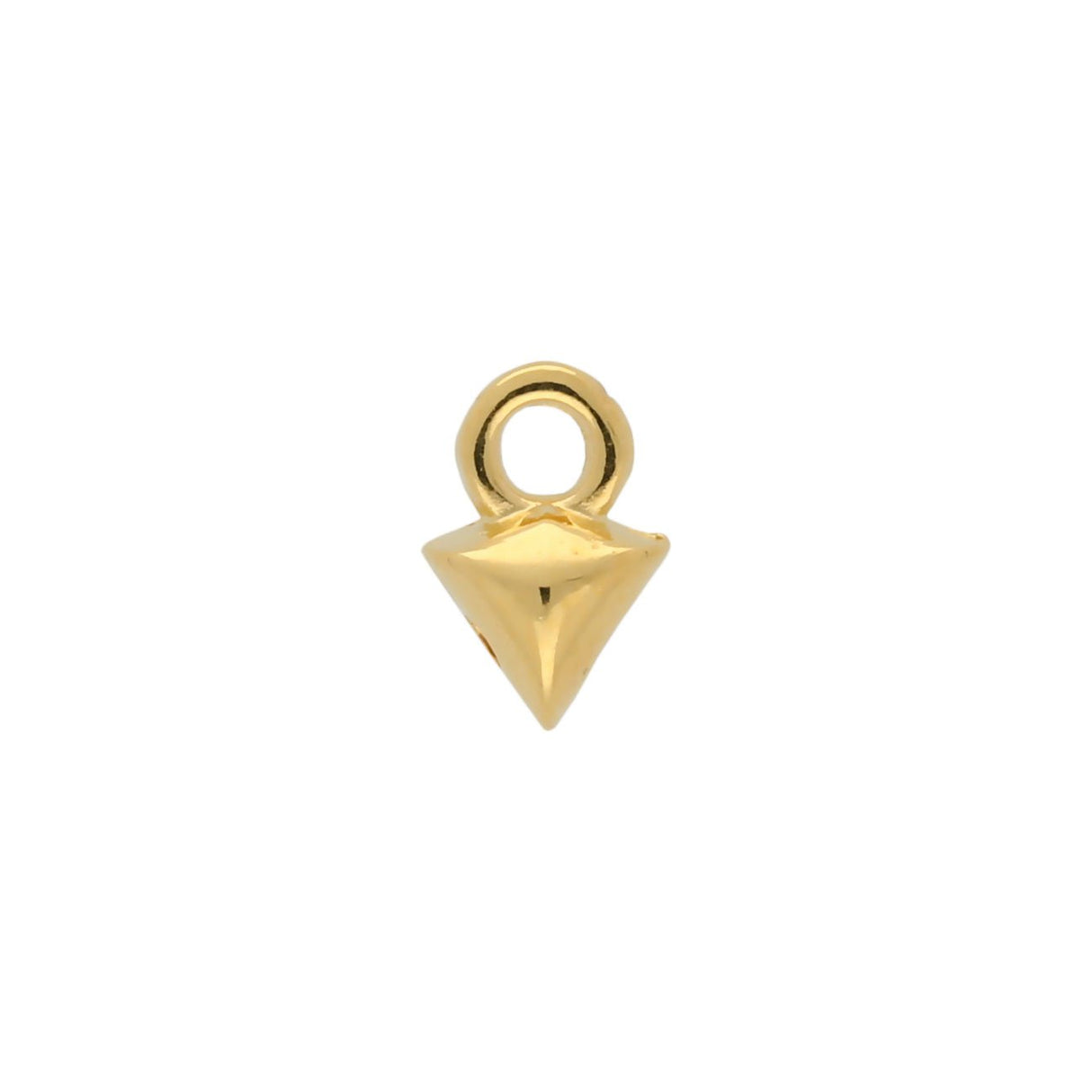 Cymbal™ Kleftiko-GemDuo Bead Ending - Gold Plate - PerlineBeads