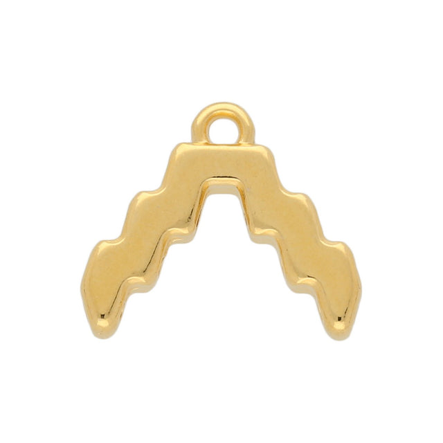 Cymbal™ Menites-Superduo Bead Ending - 24K Gold Plate - PerlineBeads