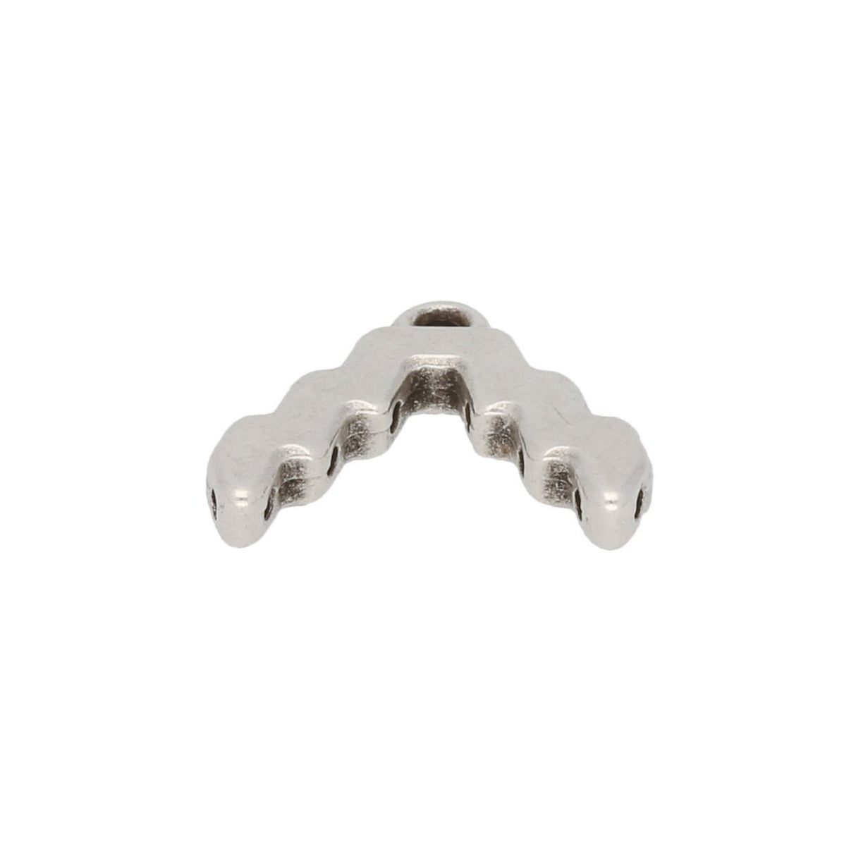 Cymbal™ Menites-Superduo Bead Ending - Antique Silver Plate - PerlineBeads