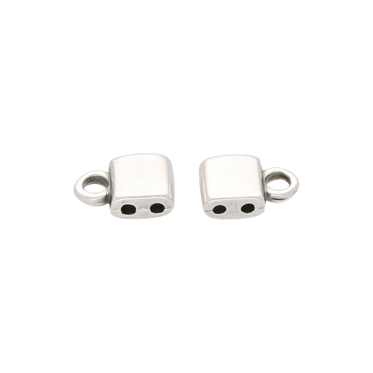 Cymbal™ Piperi - Tila Bead Ending - Antique Silver Plate - PerlineBeads
