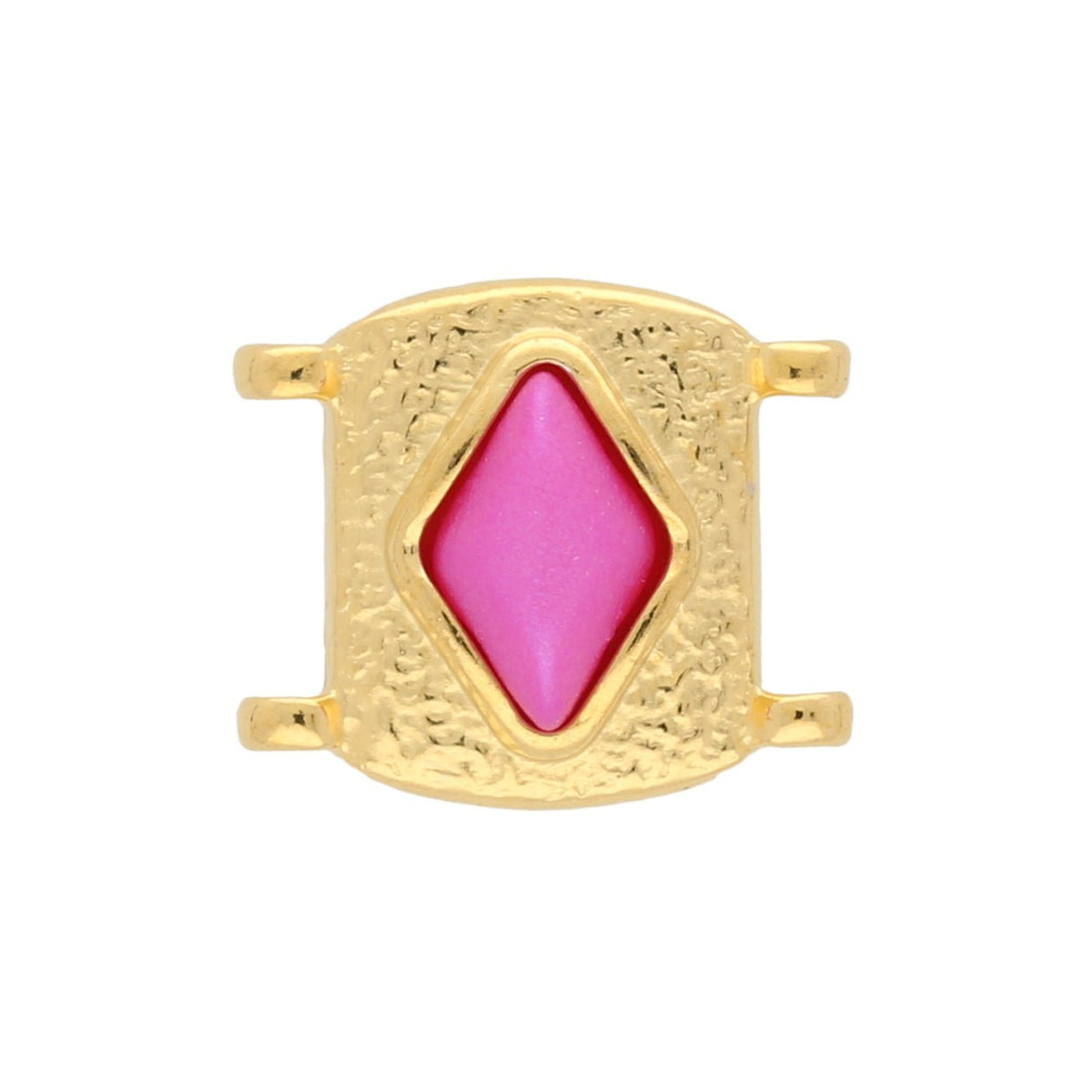 Cymbal™ Sfakaki Delica Bead Connector - 24K Gold Plate - PerlineBeads
