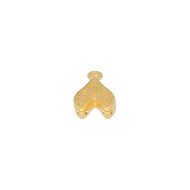 Cymbal™ Tourlos II-GemDuo Bead Ending - 24K Gold Plate - PerlineBeads