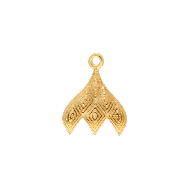 Cymbal™ Tourlos III-GemDuo Bead Ending - 24K Gold Plate - PerlineBeads