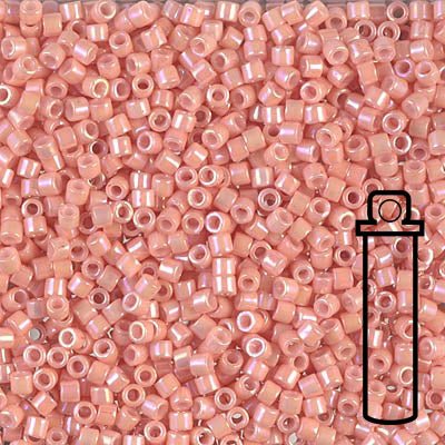 Delica 10/0 - DBM0207 - Opaque Tea Rose Luster - PerlineBeads
