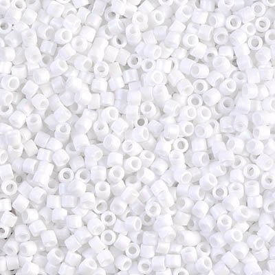 Delica 10/0 - DBM0351 - Matte White - PerlineBeads