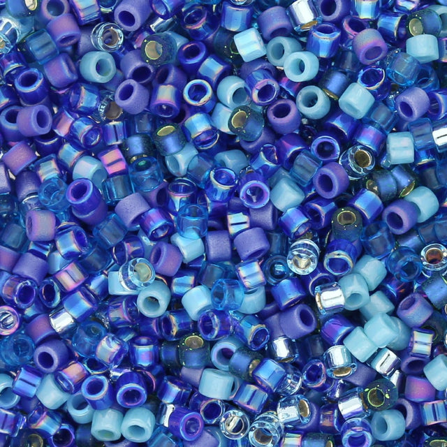 Delica 11/0 - DB-MIX02 - Mix Blue Tones - PerlineBeads