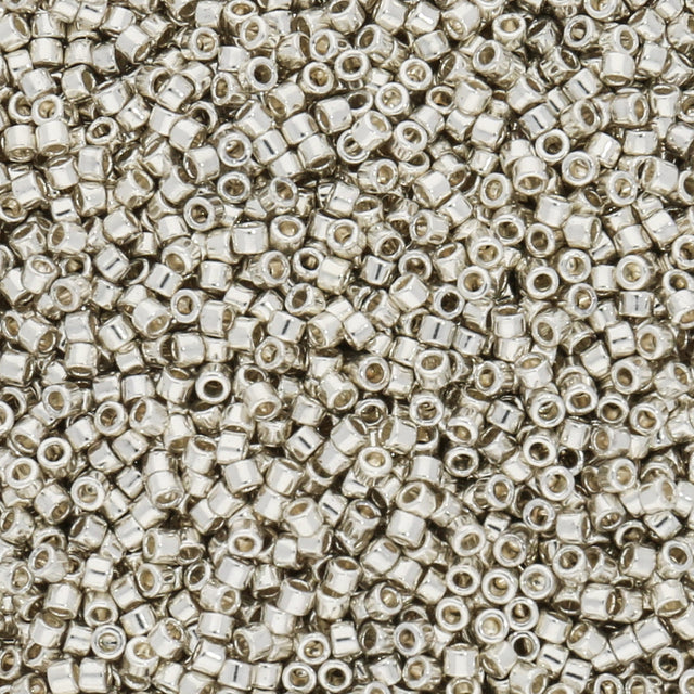 Delica 11/0 - DB035 - Galvanized silver - PerlineBeads