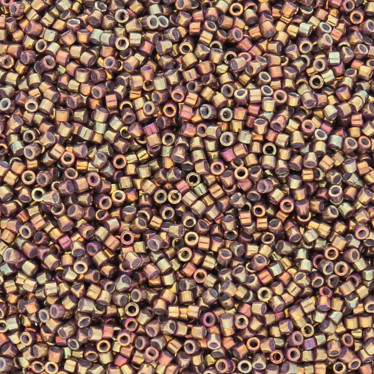 Delica 11/0 - DB1010 - Metallic Earth Batik Luster - PerlineBeads