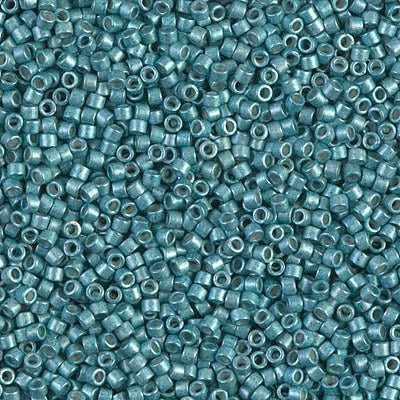 Delica 11/0 - DB1183 - Galvanized Sea Foam Dark Aqua - PerlineBeads