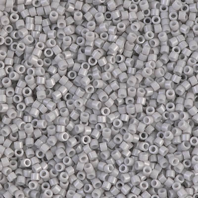 Delica 11/0 - DB1498 - Opaque Light Smoke - PerlineBeads