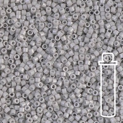 Delica 11/0 - DB1498 - Opaque Light Smoke - PerlineBeads