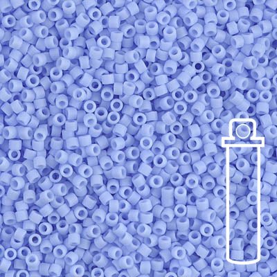 Delica 11/0 - DB1587 - Opaque Agate Blue - PerlineBeads