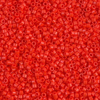 Delica 11/0 - DB727 - Opaque Light Siam - PerlineBeads