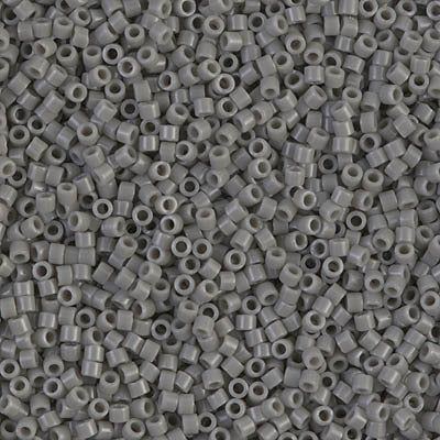 Delica 11/0 - DB731 - Opaque Grey - PerlineBeads