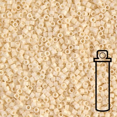 Delica 11/0 - DB732 - Opaque Cream - PerlineBeads