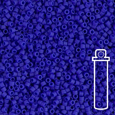 Delica 11/0 - DB756 - Matte Opaque Royal Blue - PerlineBeads